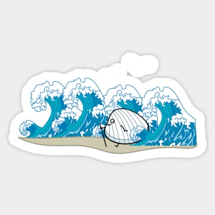 Shell and sea Sticker